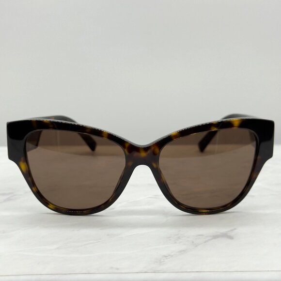 Dolce & Gabbana Womens Tortoise Shell Cat Eye Sunglasses With Case - Picture 3 of 10